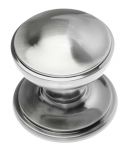 Victorian Pewter Chrome Centre Pull Door Knob (PF16)